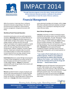 Financial Management - National Extension Association of Family