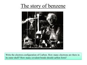 The structure of benzene