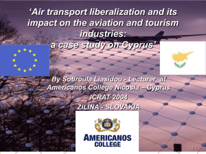 Air transport liberalization and its impact on the aviation and tourism