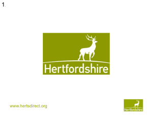Presentation Handouts - DSP - Hertfordshire Grid for Learning