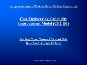 European Aerospace Cost Engineering Working Group