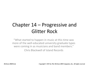 Chapter 14: Progressive and Glitter Rock