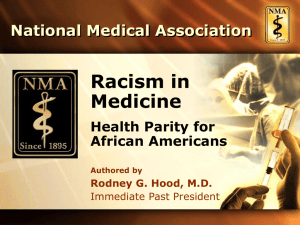 - Minority Health and Health Equity Archive
