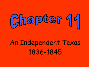1 republic of texas in 1836