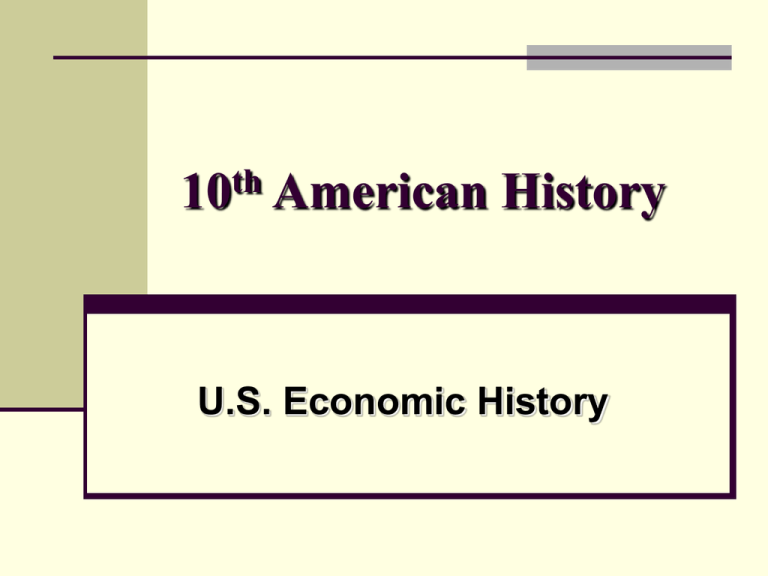10th American History Waverly 10th American History Waverly