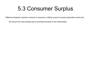 Chapter 2 Suppy and Demand Analysis