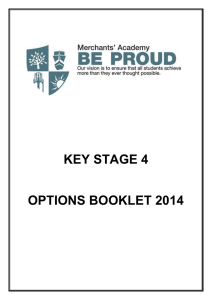 key stage 4 options booklet 2014