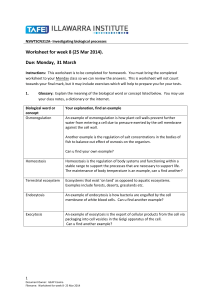 worksheet for week 8-24 March 2014 solutions