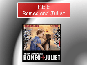 Presentation-Romeo and Juliet PEE - Teachnet UK-home