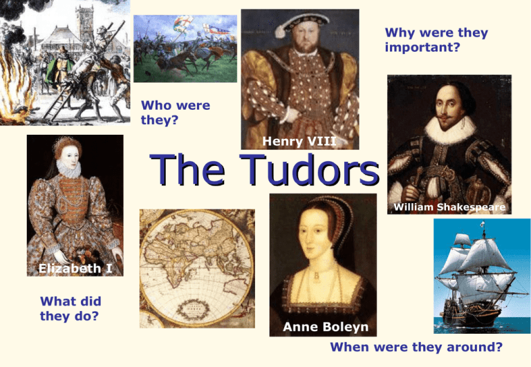 The Tudors Primary Resources