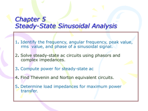 5. Steady-State Sinusoidal Analysis
