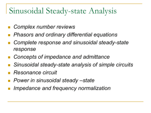 Complete response and sinusoidal steady