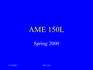 AME 150L - Engineering Class Home Pages