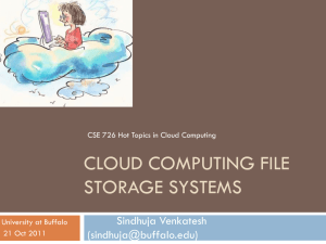 File Storage Systems in Cloud