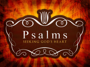 Psalms Lesson Slideshow