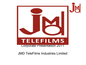 Vision 2015 - JMD Telefilms Industries Limited website