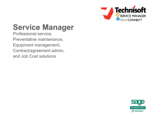 Service Manager Demo