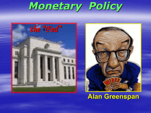 Chapter 15 Monetary Policy