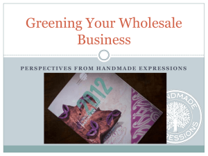 Greening Your Wholesale Business