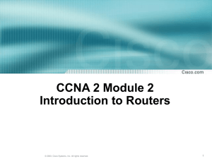 Power Point Chapter 02 CCNA2