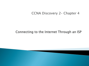 Chp. 4 - Cisco Networking Academy