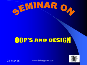 seminar on oops