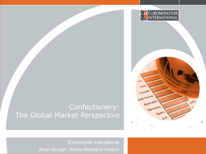 Confectionery:The Global Market Perspective