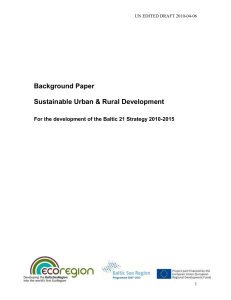 2. Sustainable Urban and Rural Development in the