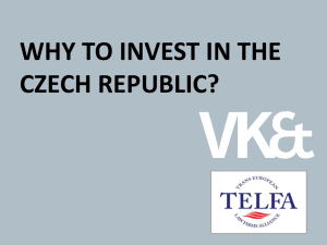 why to invest in the czech republic?