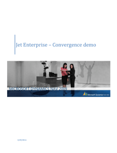 Jet Enterprise * Convergence demo