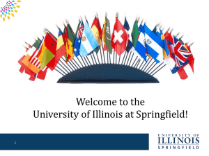 bring it with you to orientation - University of Illinois Springfield