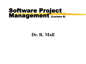 Software Project Management (Lecture 9)