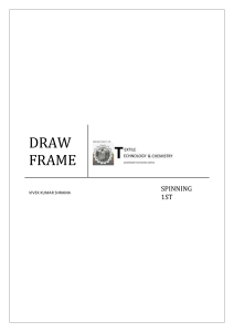 draw frame - T for Textile