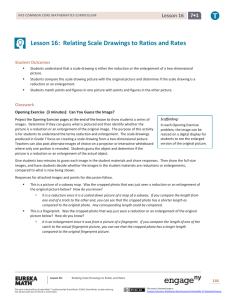 Lesson 16: Relating Scale Drawings to Ratios and Rates