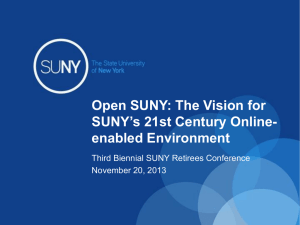 Open SUNY - State University of New York