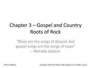 Chapter 3: Gospel and Country Roots of Rock