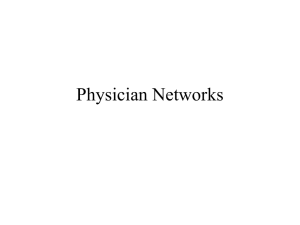 Physician Networks