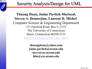 A Framework for Software Security in UML with Assurance