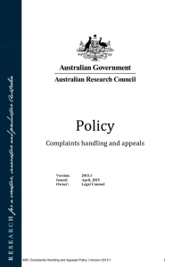 Word Format - Australian Research Council