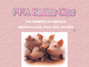 PIG FARMERS OF AMERICA Members Jessie, Elena, Kyle