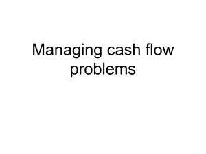 4. Managing cash flow