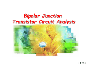 Lecture13 BJT Transistor Circuit Analysis