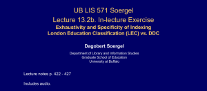 DDC - Dagobert Soergel