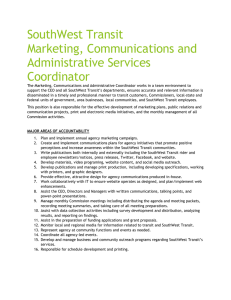 The Marketing, Communications and Administrative Coordinator