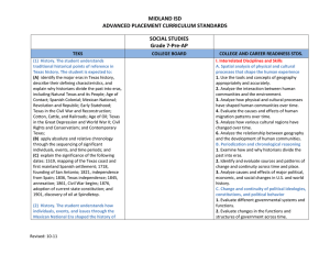 7th Grade Pre-AP Social Studies - Midland Independent School