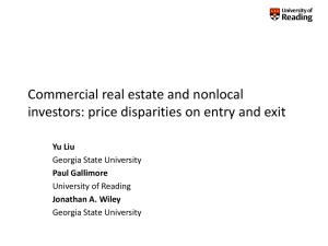 price disparities on entry and exit