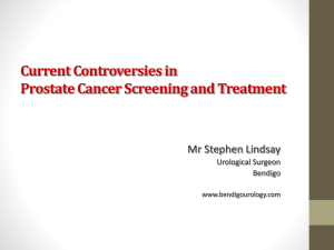 Current controversies in prostate cancer screening