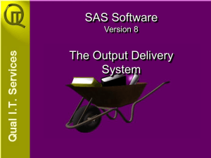 The Output Delivery System