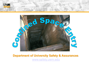 Confined Space Entry Training PowerPoint Presentation