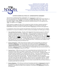 NY 3Rs Association, Inc. Quality Control Measures for Contract